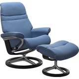 Stressless Stressless® »Sunrise«, (Set, Relaxsessel mit Hocker), mit Signature Base, Größe L, Gestell Schwarz