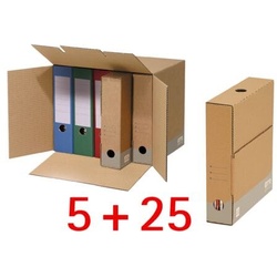 OTTO Office Budget Archivsystem-Set - 30 Stück braun, 39.5x32.2x29.7 cm