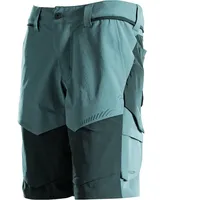 Mascot Stretch-Shorts "22149-605" Customized - 24C46 - hell-waldgrün/waldgrün