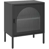 vidaXL Nachtschrank 50 x 35 x 60 cm Schwarz
