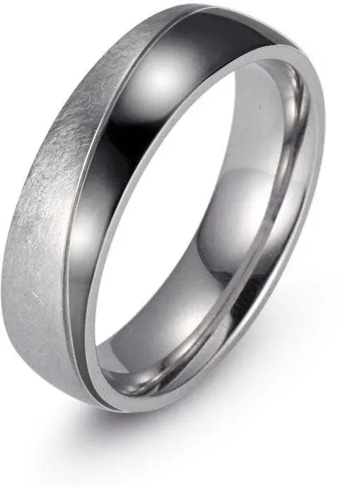 Trauring FIRETTI "Schmuck Geschenk "LIEBE" mit Vertiefung, ca. 7,0mm breit" Gr. 54, schwarz (edelstahlfarben, schwarz), Fingerringe, 54, Edelstahl, 7mm