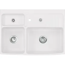 Systemceram KeraDomo CENTRA 90 89,5 x 77,5 cm Weiß