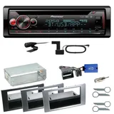 Pioneer DEH-S720DAB Bluetooth DAB+ Einbauset für Ford Focus C-Max Fiesta Transit