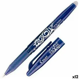 Pilot Pen Tintenroller Frixion 0,7 mm Blau 12 Stück