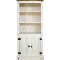 Möbilia Bücherregal 81 x 38 x 177 cm Weiß
