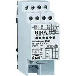 Binäreingang KNX REG 4TE LED 6f Bussystem KNX mit LED-Anzeige