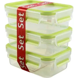 Emsa Frischhaltedosen Clip & Close grün 3 x 0,55 l