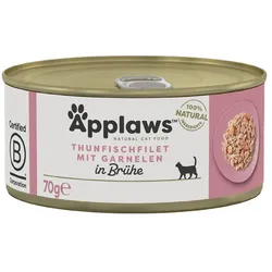 Super Premium Katzenfutter Applaws Thunfischfilet mit Garnelen