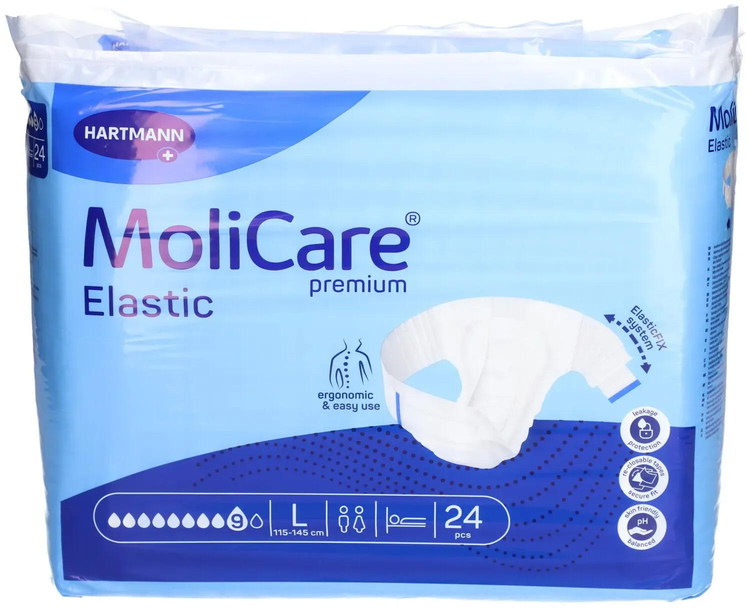 Molicare Elastic L 9 Tropfen 24 Stk