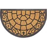HANSE HOME Kokos 45 x 75 cm Braun/Schwarz