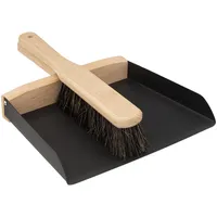5five simply smart Handfeger und Schaufel eco, Holzgriff, mit