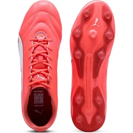 Puma King PRO FG/AG glowing red-puma white-red fire