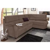sit&more Ecksofa SIT & MORE "Pandora L-Form", braun (schoko), B:251cm H:91cm T:176cm, Luxus-Microfaser ALTARA NUBUCK (100% Polyester);Luxus-Microfaser ALTARA NUBUCK (100% Polyester);Luxus-Microfaser (100% Polyester), Sofas, Ecksofa, wahlweise mit Bettfunktion und
