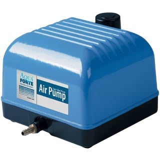 AquaForte Hi-Flow V-30 Luftpumpe, Aluminiumgehäuse, Leise und Leistungsstark, Leistung 25 Watt, Kapazität bei 2 Meter 7 Liter pro Minute, Maximaler Teichinhalt 18 m3, Nicht Verstellbar