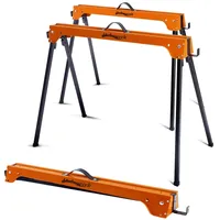 holmwerk® Arbeitsbock Metall klappbar 2er Set orange