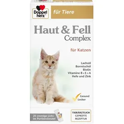 DOPPELHERZ für Tiere Haut&Fell Compl.Port.B.f.Kat. 25 St.