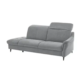 meinSofa Recamiere Mikrofaser 2-Sitzer Blau