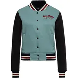 Queen Kerosin Sweatjacke We Can Do It grün XS