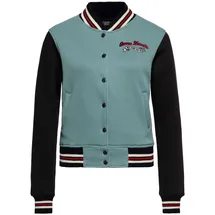 Queen Kerosin Sweatjacke We Can Do It grün XS