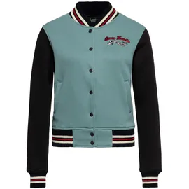 Queen Kerosin Sweatjacke We Can Do It grün XS