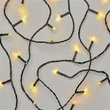 EMOS Connect System 10m Lichterkette Standard, Weihnachtslichterkette mit 100 LEDs, Erweiterungskomponent C (ohne Verbindungskabel und Adapter), IP44 für Innen und Außen, Warmweiß