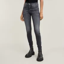 G-Star 3301 Skinny Jeans Faded Black Magnet 26 30