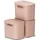 Rotho Maloja Aufbewahrungsbox 39,5 x 26,5 x 34 cm 3-tlg. rosa