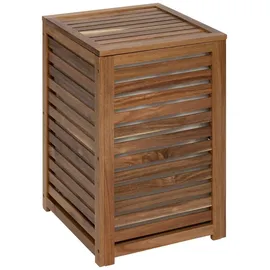 5five simply smart Holzkorb in braun - Wäschekorb "blackacia" 65l aus akazienholz