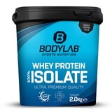 Whey Protein Isolate 2kg Neutral Bodylab24, Eiweißpulver aus Whey Isolat, Whey Protein-Pulver kann den Muskelaufbau unterstützen, konzentriertes Iso-Whey-Protein frei von Aspartam