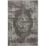 benuta basic Teppich Sia Grau 160x230 cm - Kunstfaser - Rechteckig & im Style: Vintage, Boho-style, Retro - Pflegeleicht für Wohnzimmer Schlafzimmer