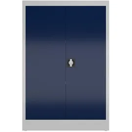 Classix Aktenschrank 80 x 38 x 120 cm blau/lichtgrau
