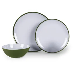 Kampa - Campinggeschirr "Fern Green"  12-teilig