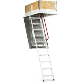 Wippro Dachbodentreppe Isotec Luxe Brandhemmend Lukenmaß 110x70cm