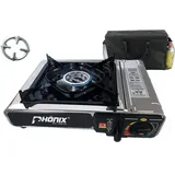 Phönix PC-20 Gaskocher Campingkocher 2,3 KW Picknickkocher + Tasche