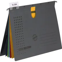 Elba Personalhefter chic ULTIMATE Karton anthrazit DIN A4 5x kaufmännische Heftung, 3 St.