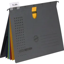 Elba Personalhefter chic ULTIMATE Karton anthrazit DIN A4 5x kaufmännische Heftung, 3 St.