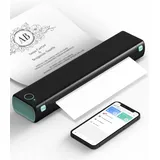 Phomemo M08F Thermodrucker A4 Mobiler Bluetooth Drucker, Tragbarer Wireless Prin