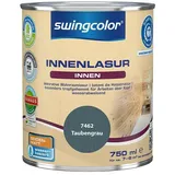 swingcolor Holzlasur Innenlasur  (Taubengrau, 750 ml, Seidenmatt)