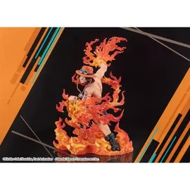 Tamashii Nations One Piece FiguartsZERO PVC Statue (Extra Battle) Portgas D. Ace - One Piece Bounty Rush 5th Anniversary - 17 cm - Orange