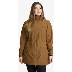 Nevis 2L Parka Damen Rubber, Größe:L - Outdoorjacke, Regenjacke & Softshelljacke - Braun