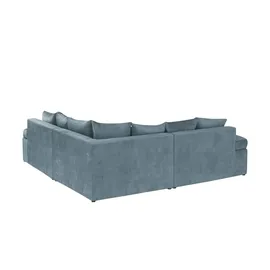 Smart Ecksofa Lionore ¦ blau ¦ Maße (cm): B: 256 H: 86 T: 256.0