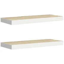 vidaXL Wandregal 60 x 23,5 x 3,8 cm Weiß