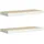 vidaXL Wandregal 60 x 23,5 x 3,8 cm Weiß