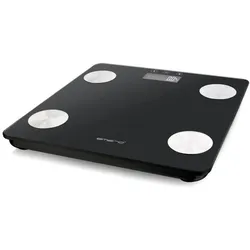 Emerio BR-125479, Waagen zur gewerblichen Nutzung, 180 kg, Schwarz, kg, LCD, Akk