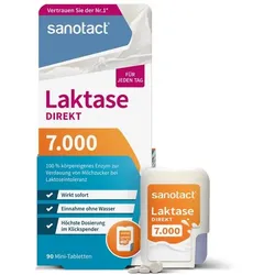 SANOTACT Laktase 7.000 FCC Mini-Tabletten 90 St