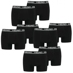 HEAD Herren Boxershort Basic Boxer 4er 6er 8er Multipack in S Schwarz 005