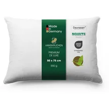HANSKRUCHEN Premium de Luxe Daunenkissen 75 x 50 cm Weiß