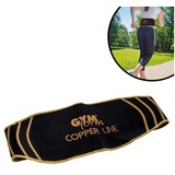 Gymform® Rückenbandage Copper Line Back Support (1-tlg), Lendenwirbelstütze - Entlastungsgürtel für Rücken, Klettverschluss schwarz