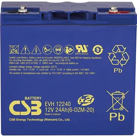 CSB Battery EVH12240 Bleiakku 1 St.