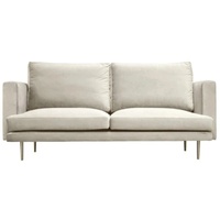 JVmoebel Sofa, Italienische Möbel Modern Design Sofa Textil Samt Beige Stoff beige